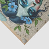 ブルーお洒落ドリーマー | 文学春コラージュ 薄葉紙 (詳細)