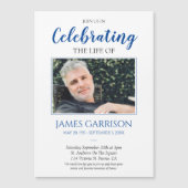 ブルーお祝いの写真追悼碑 (正面)