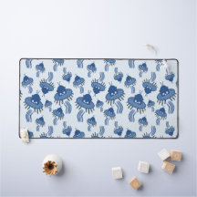 ブルーかわいいタコUFO