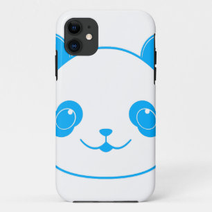 ブルーかわいいパンダベア iPhone 11 ケース