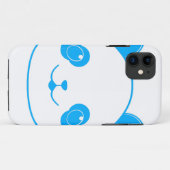 ブルーかわいいパンダベア Case-Mate iPhoneケース (裏面(横))