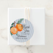 ブルーかわいこちゃんメインスクイズシトラスブライダルシャワー フェイバータグ (インサイチュ)