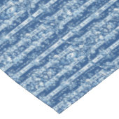 ブルーかわいらしアンドホワイトトイレデジュイ テーブルクロス (アングル)