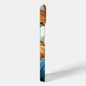 ブルーかわいらしオレンジホワイト秋秋カボチャ Case-Mate iPhoneケース (裏面 / 右)