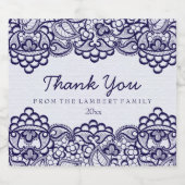 ブルーかわいらしカントリーレース ビールラベル (シングルラベル)