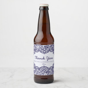 ブルーかわいらしカントリーレース ビールラベル