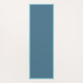 ブルーかわいらしシーシェルパターンゼンヨガナマステ ヨガマット (裏面)