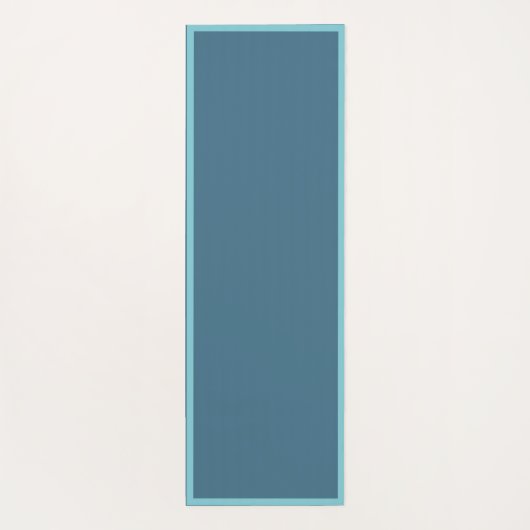 ブルーかわいらしシーシェルパターンゼンヨガナマステ ヨガマット (裏面)