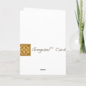 ブルーかわいらしスノーフレークカードテンプレート シーズンカード (裏面)