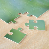 ブルーかわいらしラークスパーフローラジグソーパズル ジグソーパズル (側面)