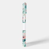 ブルーかわいらし&ピンクパステルフォークアートフラワーズ Case-Mate iPhoneケース (裏面 / 右)