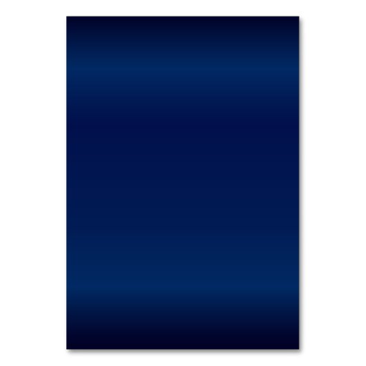 ブルーきらめくサテンの名刺に銀色の星 テーブルナンバー (裏面)