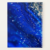 ブルーきらめく名&モノグラム プランナー手帳 (裏面)