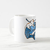 ブルーこいのぼり コーヒーマグカップ (正面左)
