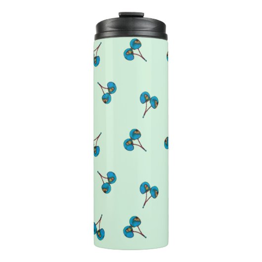 ブルーさくらんぼ タンブラー (正面)