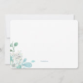 ブルーさんご夫妻の結婚後ブランチ招待状 招待状 (裏面)