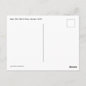 ブルーすごいブルーブラッドムーン2018 ポストカード (裏面)