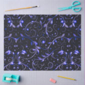 ブルーつる植物離れススタークリスマス 薄葉紙 (クラフト)