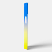 ブルーとイエローウクライナインスパイア平和カスタム文字 Case-Mate iPhoneケース (裏面 / 右)