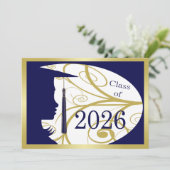 ブルーとゴールドのシルエット 2026 カード (スタンド正面)