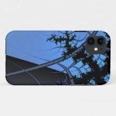 ブルーとシルバーのiPhoneケース Case-Mate iPhoneケース (裏面(横))