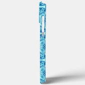 ブルーとターコイズトライバルiPhoneケース Case-Mate iPhoneケース (裏面 / 左)