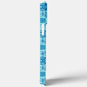 ブルーとターコイズトライバルiPhoneケース Case-Mate iPhoneケース (裏面 / 右)