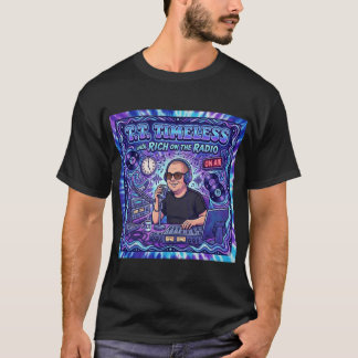 ブルーとパープルのタイダイTシャツ Tシャツ