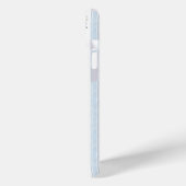ブルーとピンクのアジサイのモノグラム Case-Mate iPhoneケース (裏面 / 左)