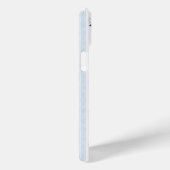 ブルーとピンクのアジサイのモノグラム Case-Mate iPhoneケース (裏面 / 右)