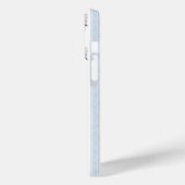 ブルーとピンクのアジサイのモノグラム Case-Mate iPhoneケース (裏面 / 左)