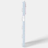 ブルーとピンクのアジサイのモノグラム Case-Mate iPhoneケース (裏面 / 右)