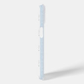 ブルーとピンクのアジサイのモノグラム Case-Mate iPhoneケース (裏面 / 右)