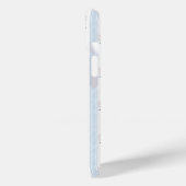 ブルーとピンクのアジサイのモノグラム Case-Mate iPhoneケース (裏面 / 左)