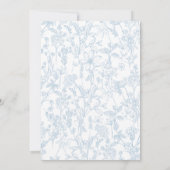 ブルーとピンクの弓ベビーシャワーの招待状 招待状 (裏面)