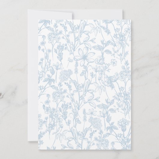 ブルーとピンクの弓ベビーシャワーの招待状 招待状 (裏面)