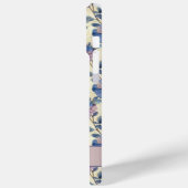 ブルーとピンクの花柄iPhoneケースカバー Case-Mate iPhoneケース (裏面 / 左)