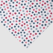 ブルーとピンクシェード水玉模様ティッシュペーパー 薄葉紙 (詳細)