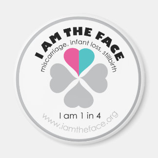 ブルーとピンク私は顔磁石 マグネット