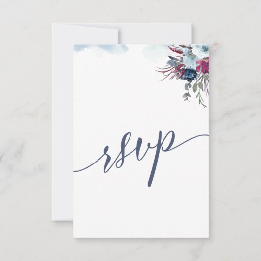 ブルーとベリーのフローラ(食事オプションなし) RSVP (裏面)