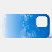 ブルーとホワイトのエレガントなケースメイトタフApple iPhoneケース Case-Mate iPhoneケース (裏面 (横))