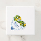 ブルーとホワイトレモ地中海のン結婚ズ フェイバータグ (インサイチュ)