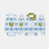 ブルーとホワイトレモ地中海のン結婚ズ フェイバーボックス (折り畳みなし)