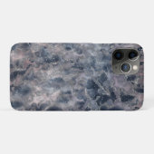 ブルーと淡紅色のバラのピンクの抽象的な水彩の染み Case-Mate iPhoneケース (裏面(横))