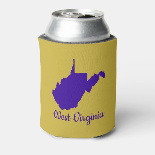 ブルーと金ゴールドウェストバージニア 缶クーラー (缶裏面)