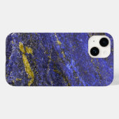 ブルーと金ゴールドラピスラズリ Case-Mate iPhoneケース (裏面 (横))