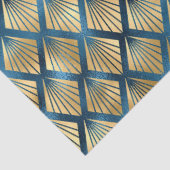 ブルーと金ゴールドレオパードデザイン10 薄葉紙 (詳細)