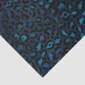 ブルーと金ゴールドレオパードデザイン5ティッシュペーパー 薄葉紙 (詳細)