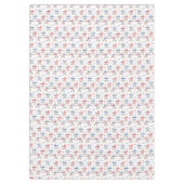 ブルーとPInkベビー乳母車テーブルクロス赤ちゃんシャワー テーブルクロス (正面)