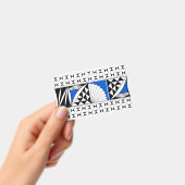 ブルーに染まる南西部ネイティブの日の出 バッジ (手持ち)